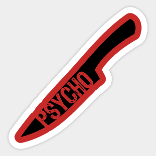 Psycho Hitchcock Film Sticker